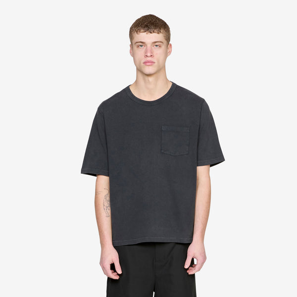 Garment Dye T-Shirt Black Tees
