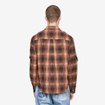 Check Layered Shirt Brown