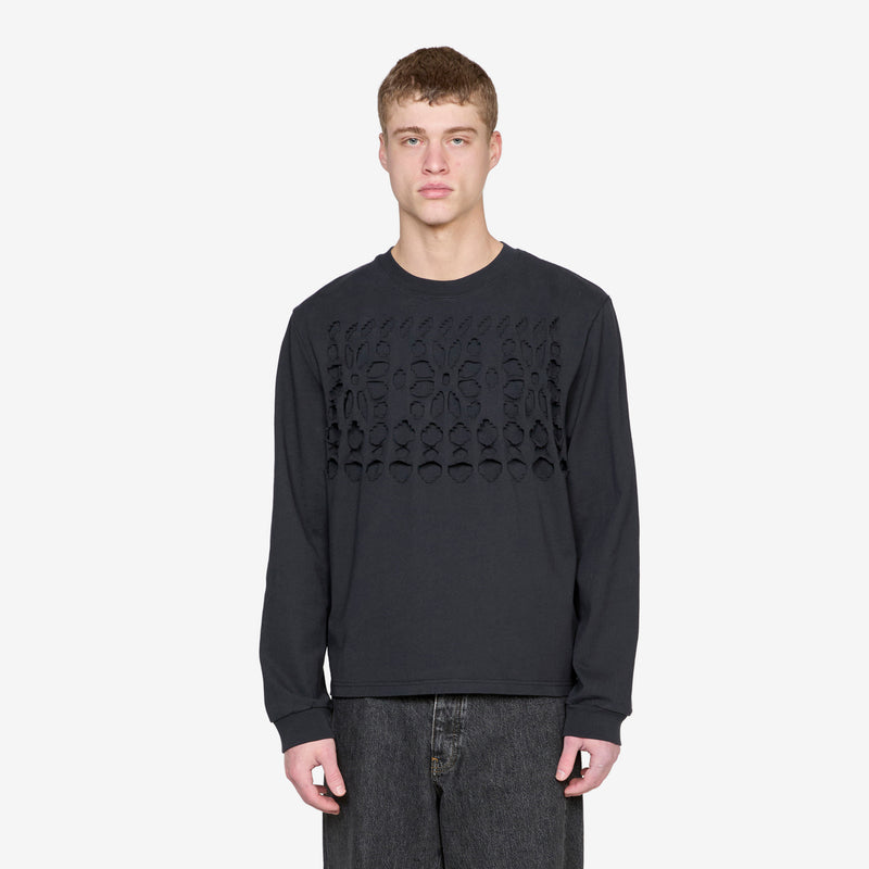 Tour Longsleeve Cut Fairisle Ink Band Jersey Tees