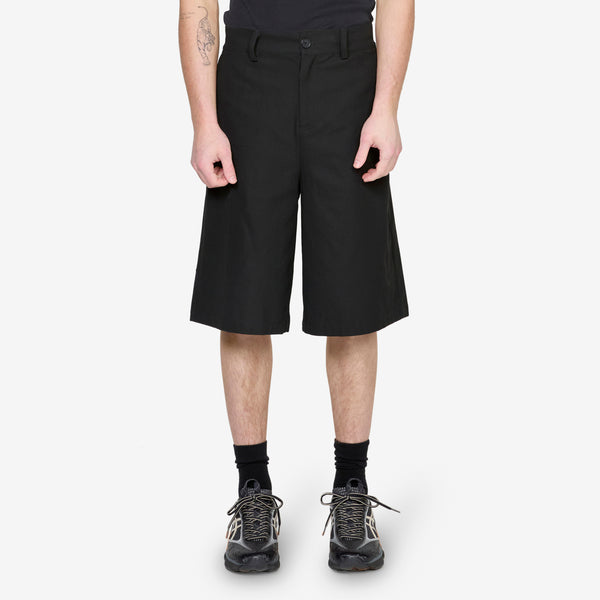 Wide-Leg Shorts Black Shorts