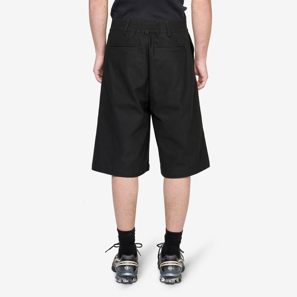 Wide-Leg Shorts Black Shorts