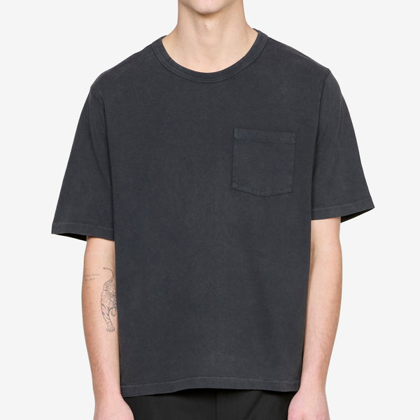 Garment Dye T-Shirt Black Tees