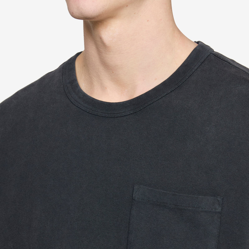 Garment Dye T-Shirt Black Tees