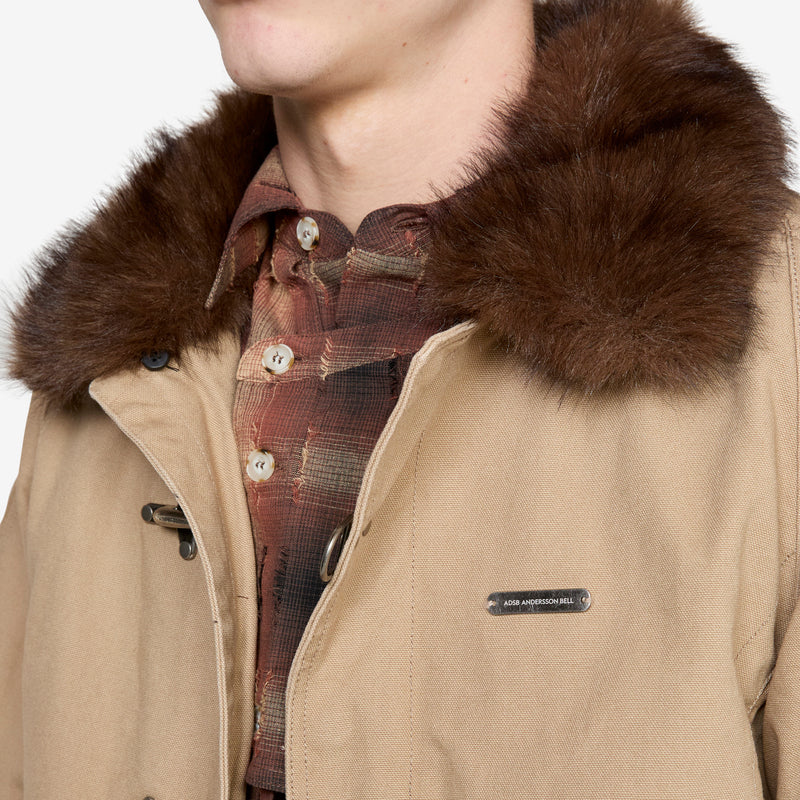 Ortega Washed Cotton Jacket Beige Jackets