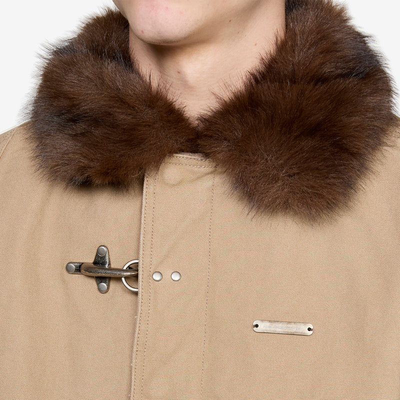 Ortega Washed Cotton Jacket Beige Jackets