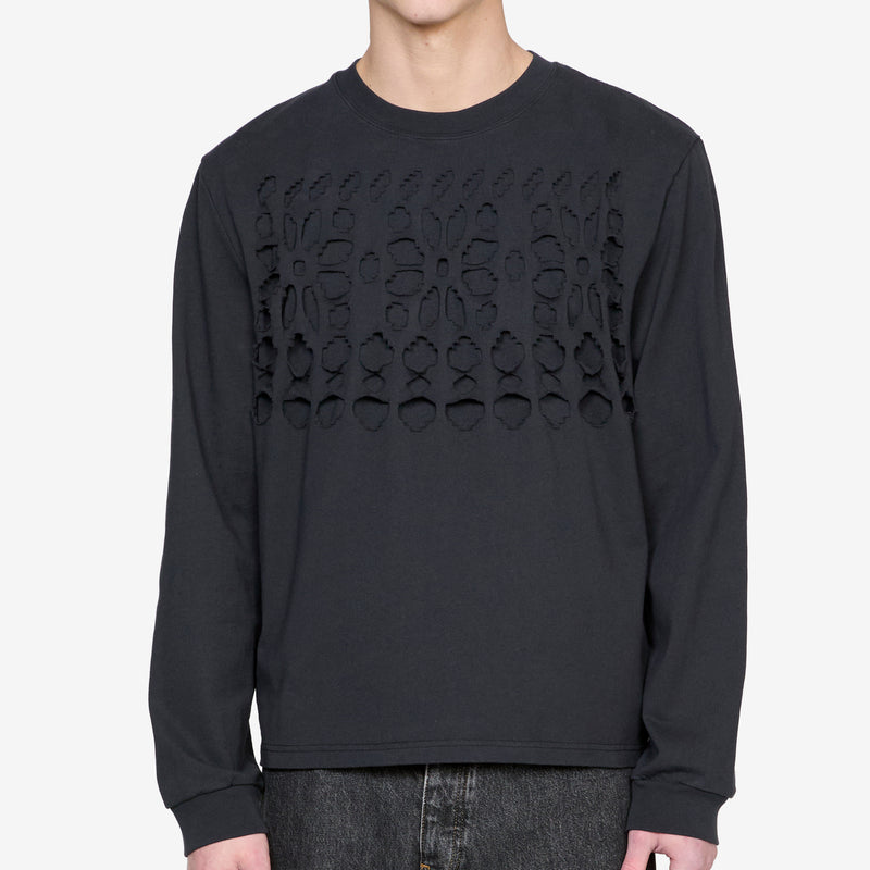 Tour Longsleeve Cut Fairisle Ink Band Jersey Tees