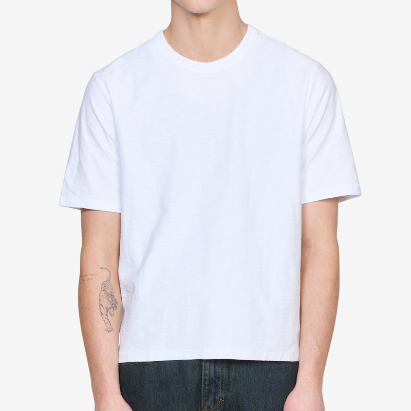 Slub T-Shirt White Tees