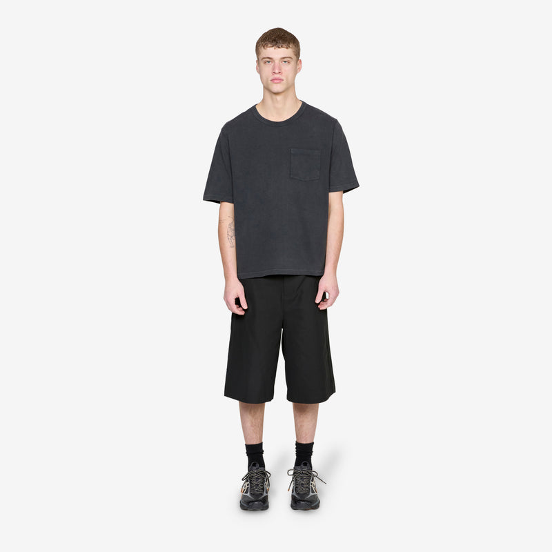 Wide-Leg Shorts Black Shorts