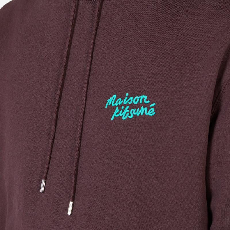 Handwriting Regular Hoodie Dark Chocolate Jumpers