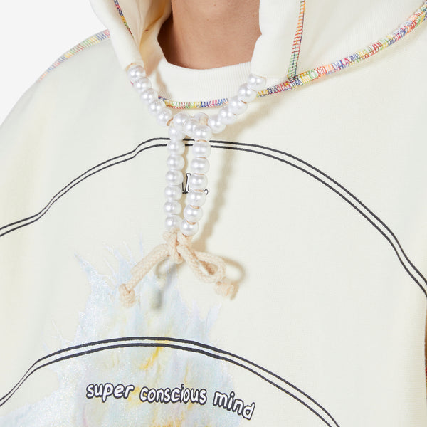 Abc. Psychic Death Hoodie Cream