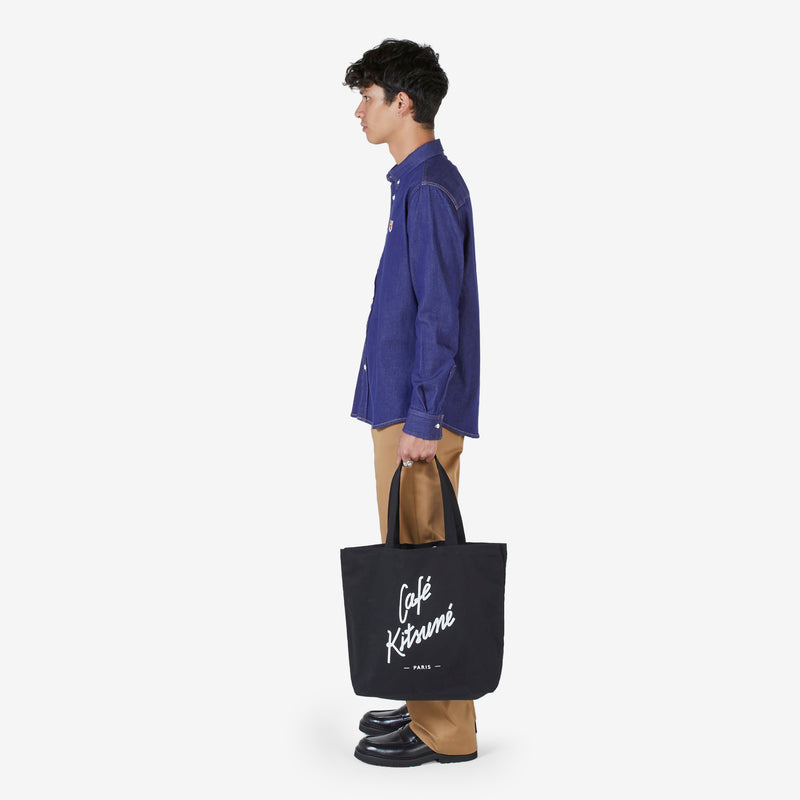 Café Kitsuné Tote Bag Black