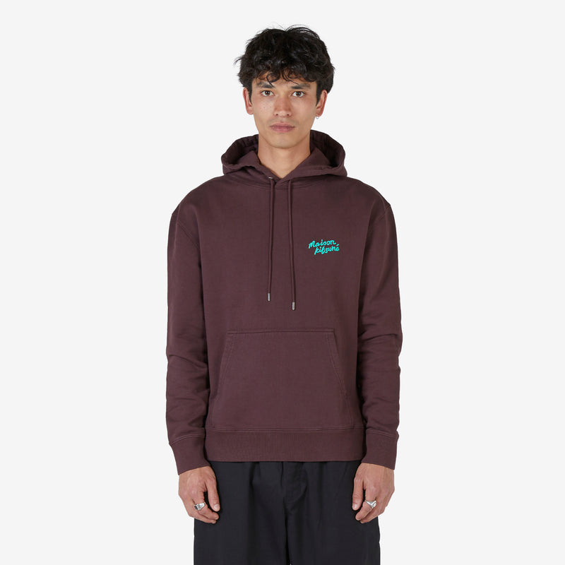 Handwriting Regular Hoodie Dark Chocolate Jumpers
