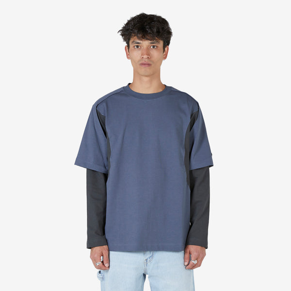 Dual Sleeve T-Shirt Muted Blue