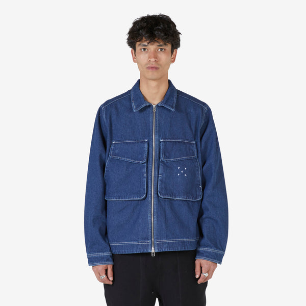 Boxer Overshirt Rinsed Denim