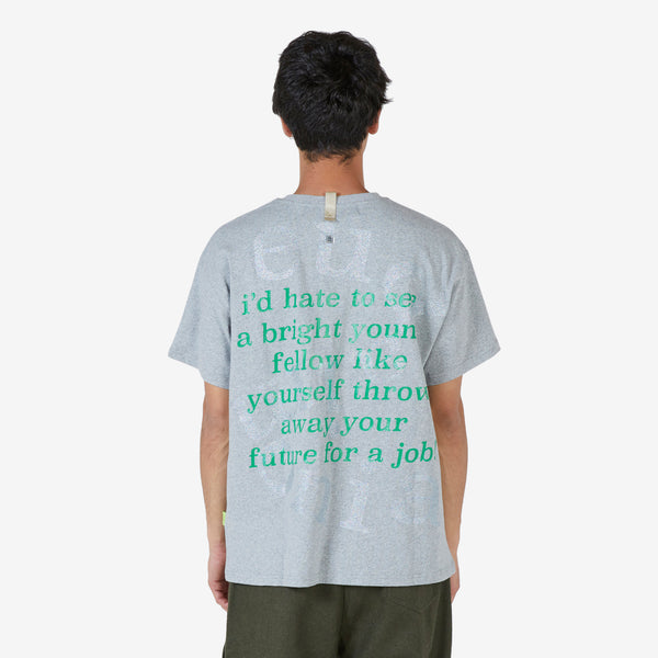 Abc. Work Sucks T-Shirt Grey