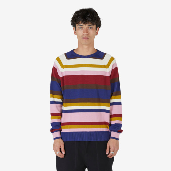 Striped Knitted Crewneck Multi