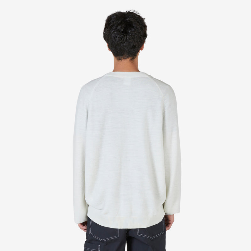 SB Skate Cardigan Light Bone | White Jackets