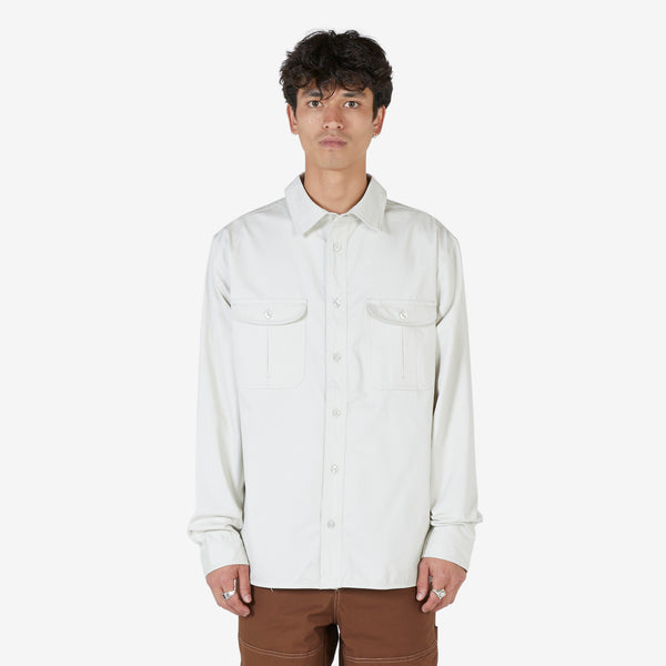 SB Tanglin Woven Skate Button-Up Longsleeve Top Light Bone