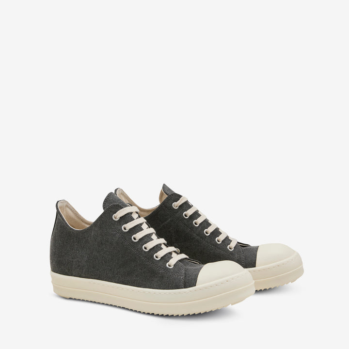Low Sneaks Gravel Canvas | Milk | Milk Front