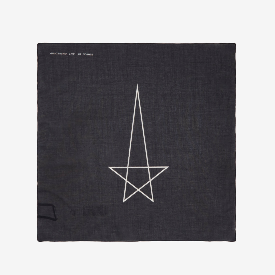 Penta Bandana Black | Pearl Printed Cotton Accessories