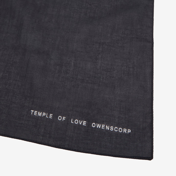 Penta Bandana Black | Pearl Printed Cotton