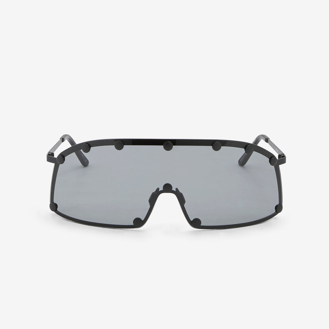 Shielding Sunglasses Black Temple | Black Lens Eyewear