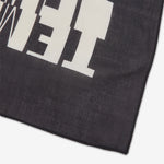 Tower of Love Bandana Black | Pearl Printed Cotton