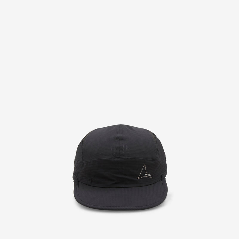 Bri Open Weave Cap Black Headwear