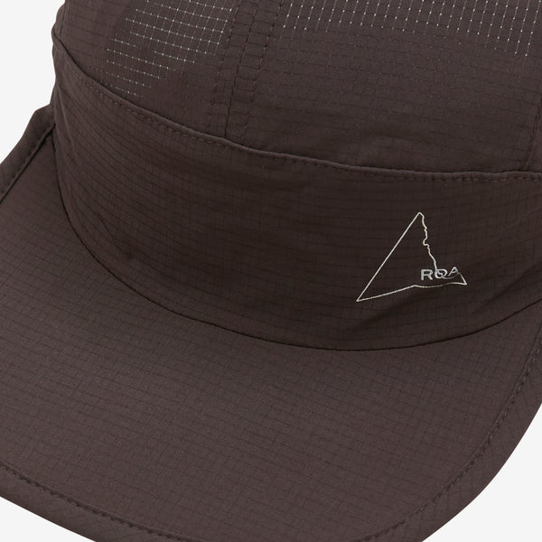 Bri Open Weave Cap Dark Brown Headwear