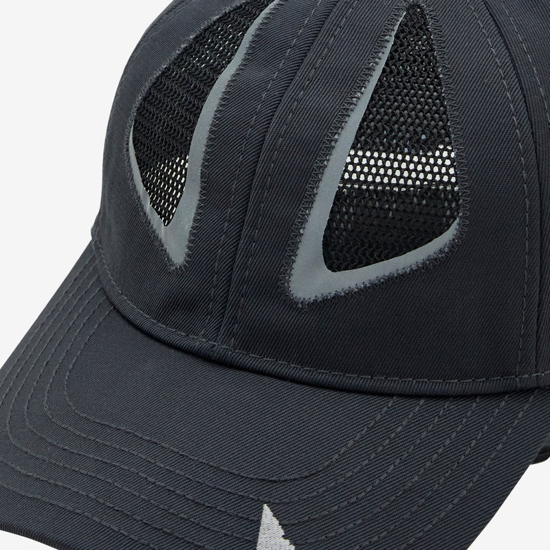 6 Panel Cap Charcoal Headwear