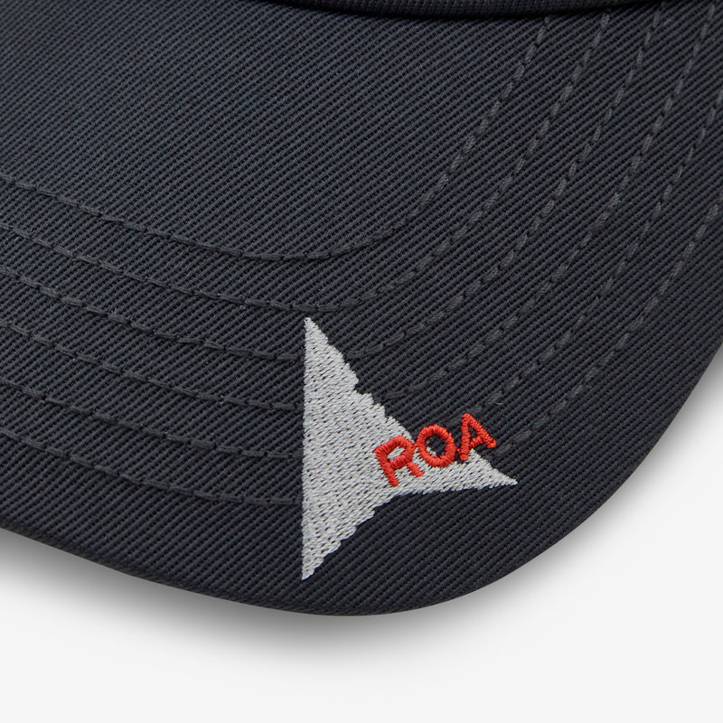 6 Panel Cap Charcoal Headwear