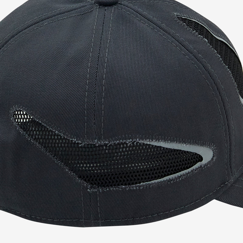 6 Panel Cap Charcoal Headwear