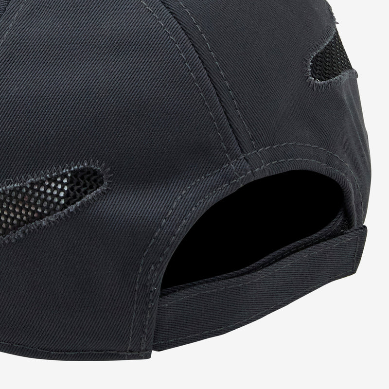 6 Panel Cap Charcoal Headwear