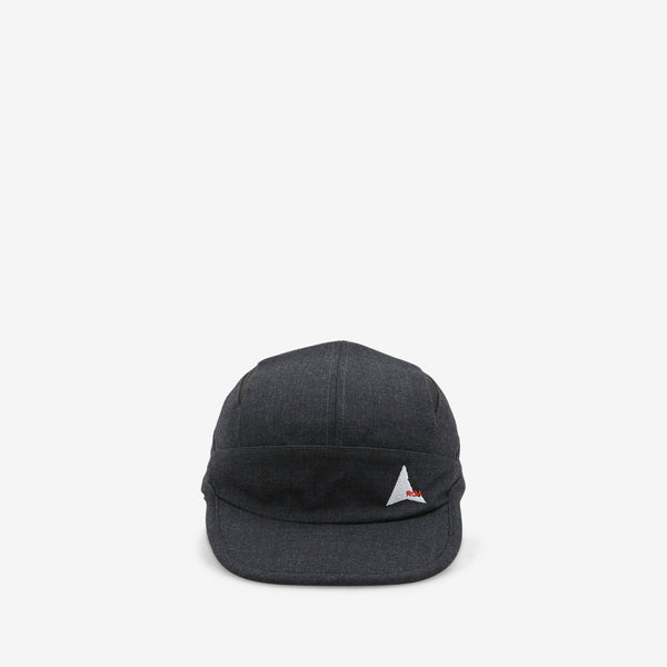 Bri Wool Twill Cap Anthracite Headwear