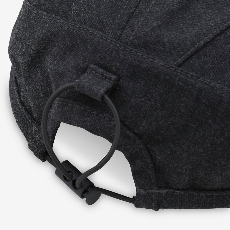 Bri Wool Twill Cap Anthracite Headwear