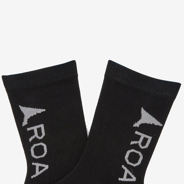 ROA Logo Socks Black
