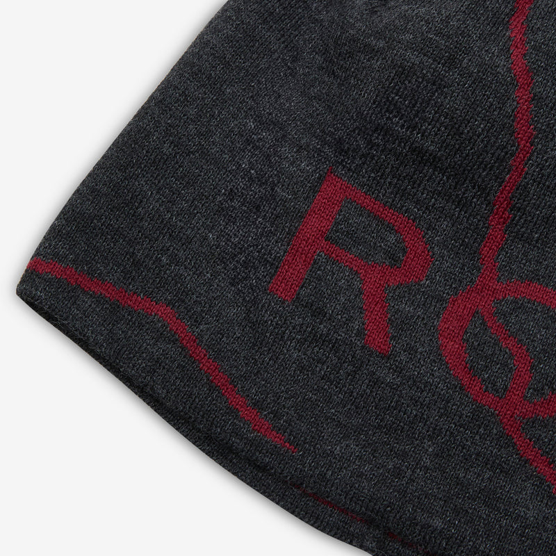 Wool Logo Beanie Anthracite Headwear