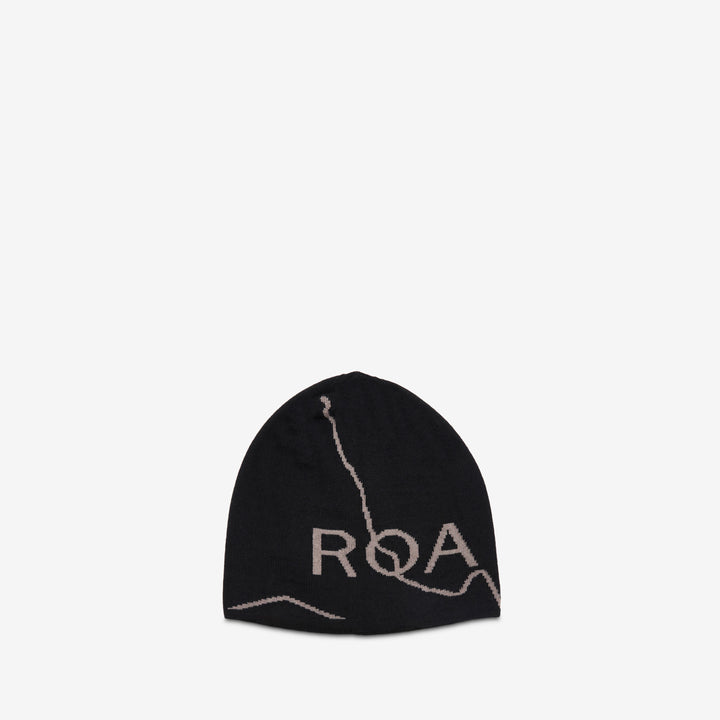 Logo Wool Beanie Black Front