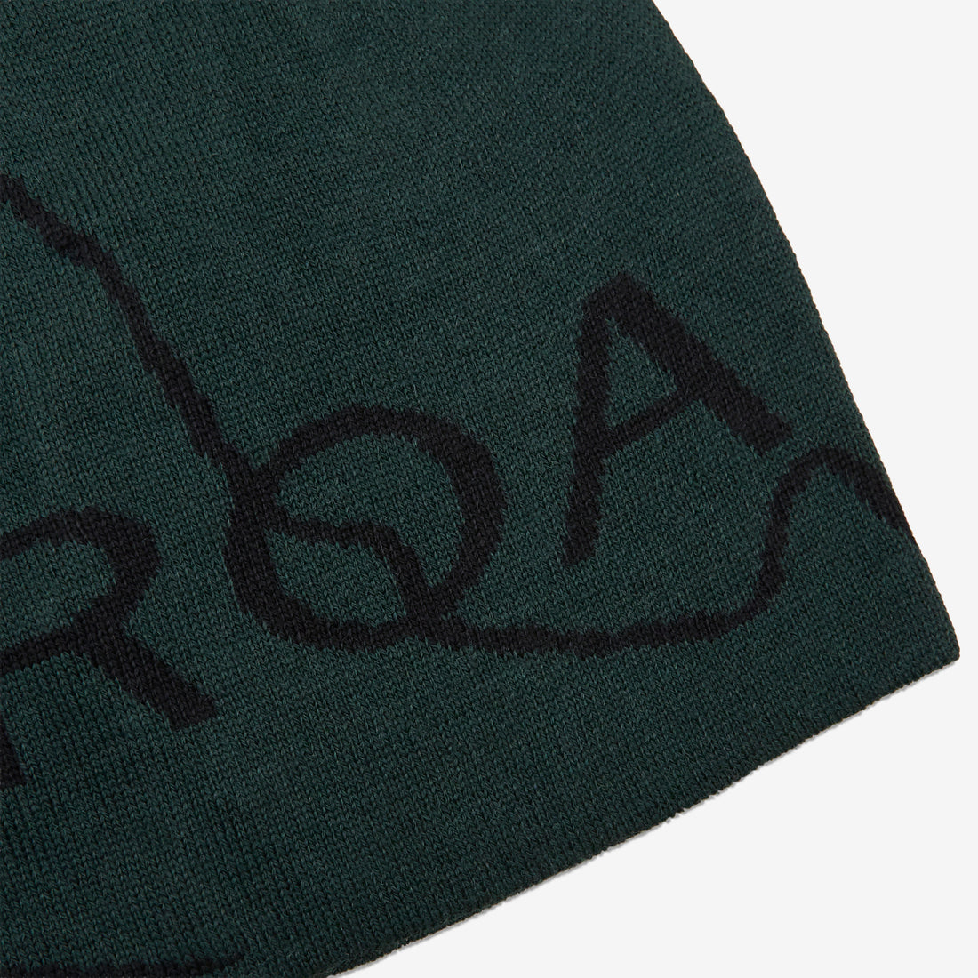 Logo Wool Beanie Dark Green Headwear