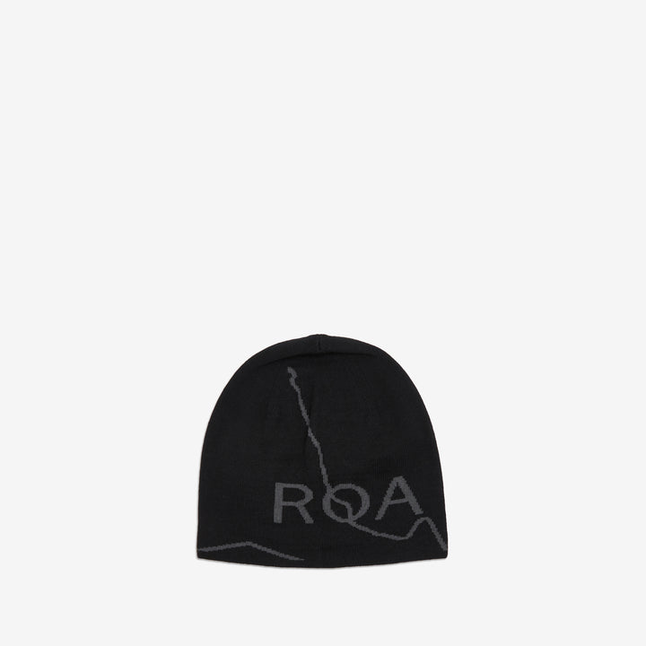 Logo Wool Beanie Deep Black Front