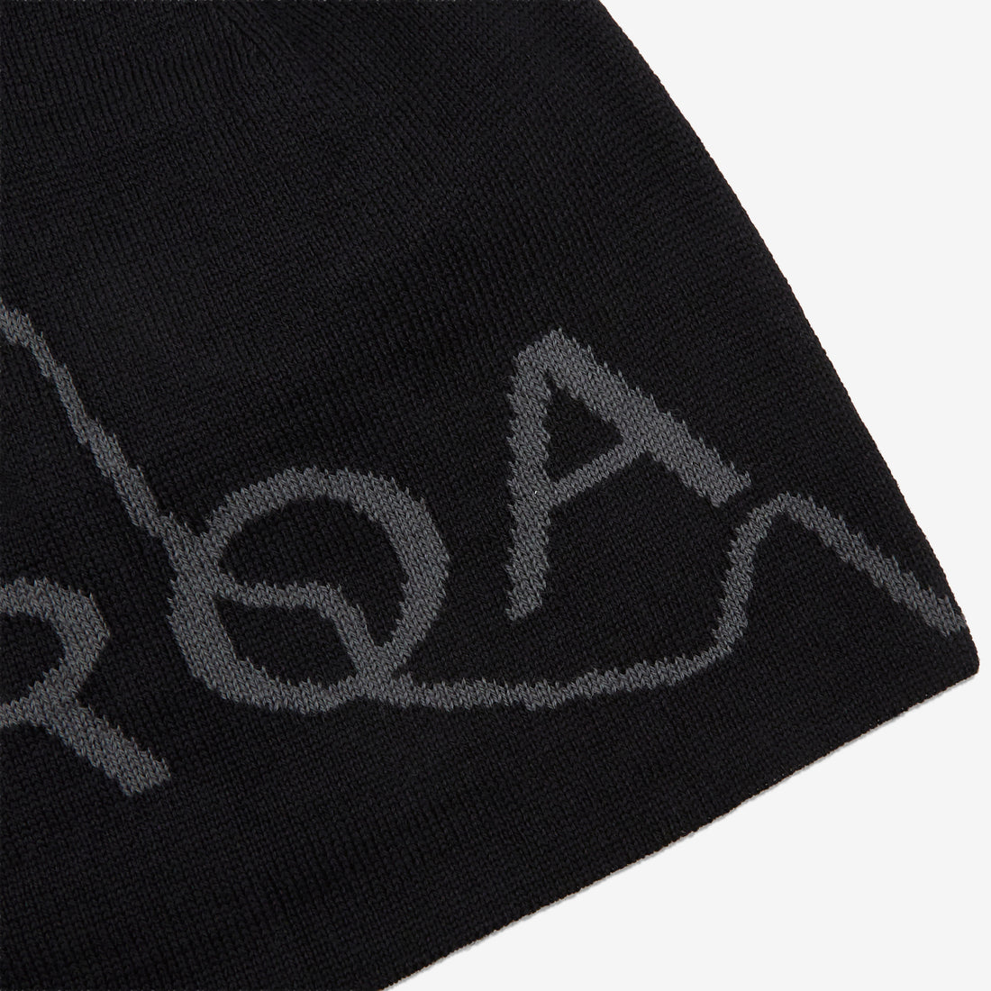 Logo Wool Beanie Deep Black Headwear