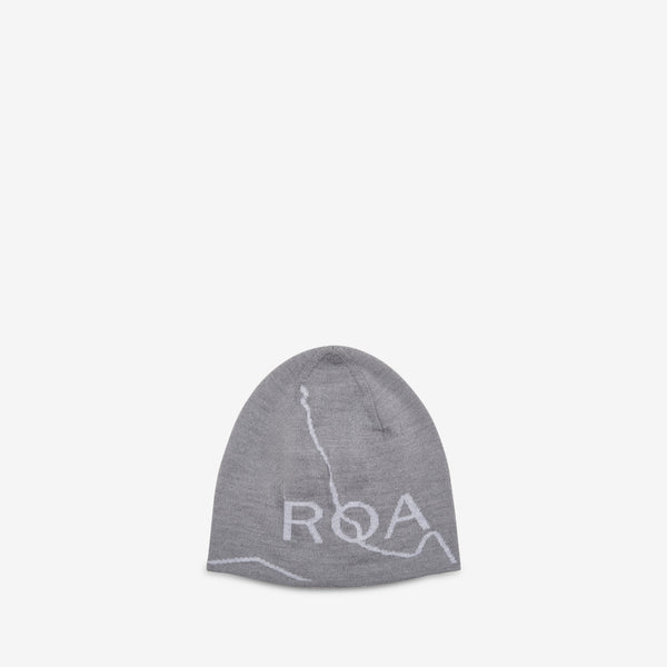 Wool Logo Beanie Grey Headwear