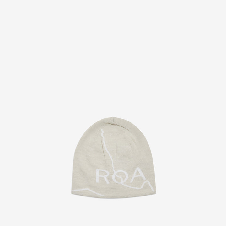 Logo Wool Beanie Off White Front