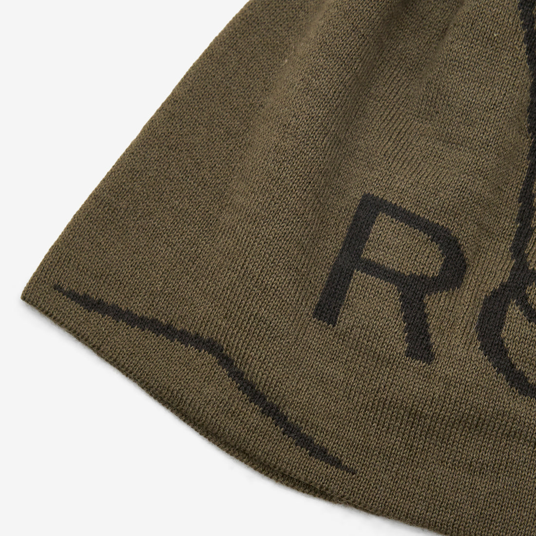Logo Wool Beanie Sage Green Headwear