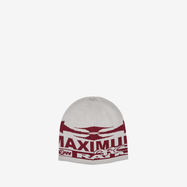Maximum Wool Beanie Light Grey Front