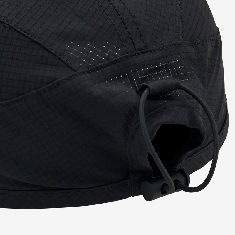 Perforated Cap Black Headwear