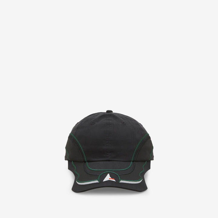 Pursuit 6 Panel Cap Washed Black Front