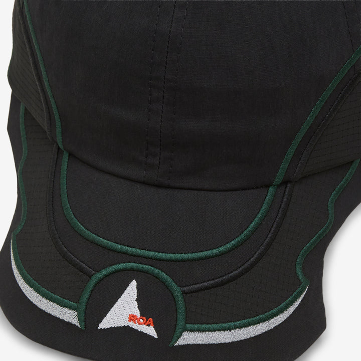 Pursuit 6 Panel Cap Washed Black