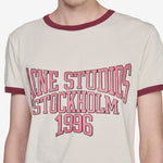 Eram College T-Shirt Off White | Burgundy