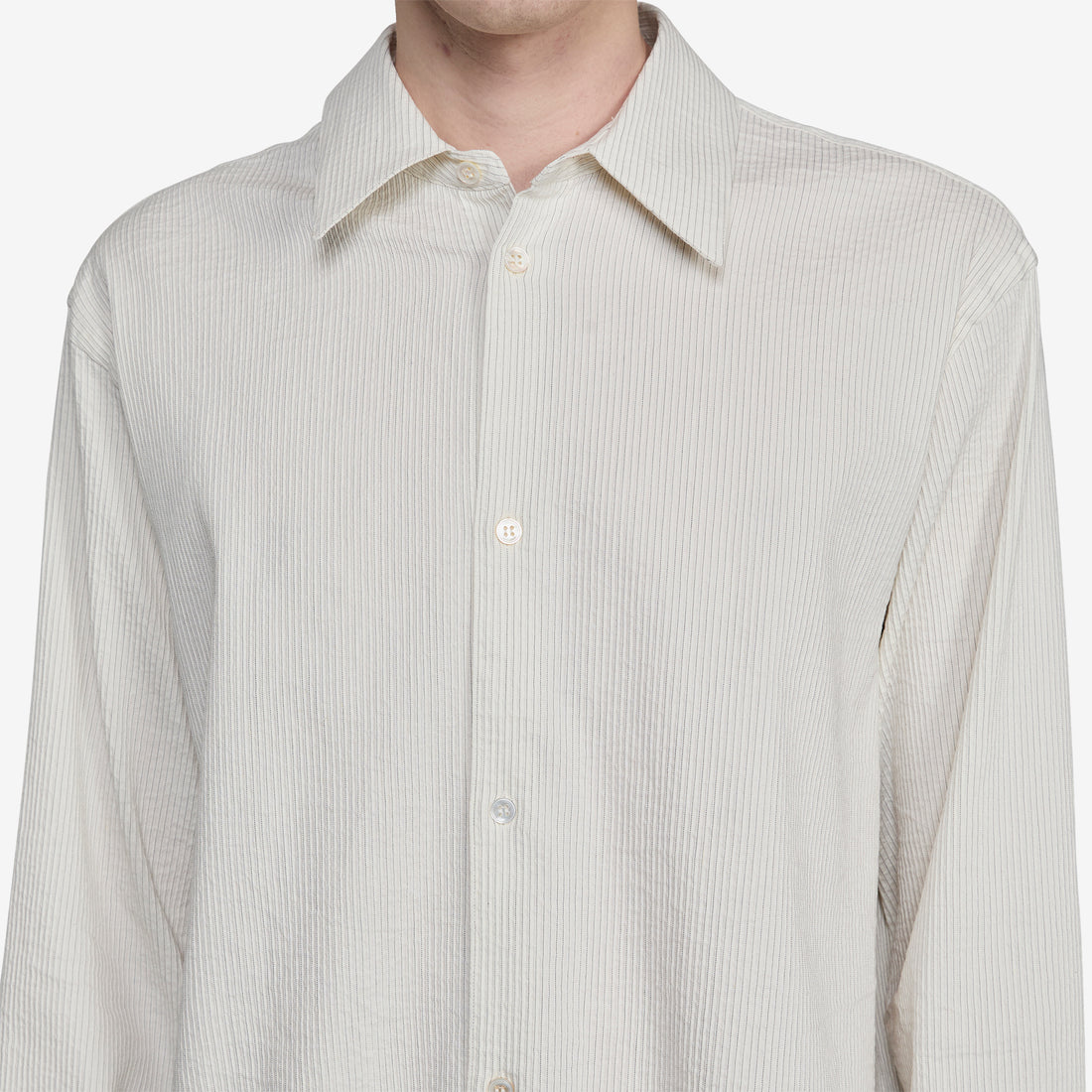 View Shirt Parchment | Black Stripe Shirts
